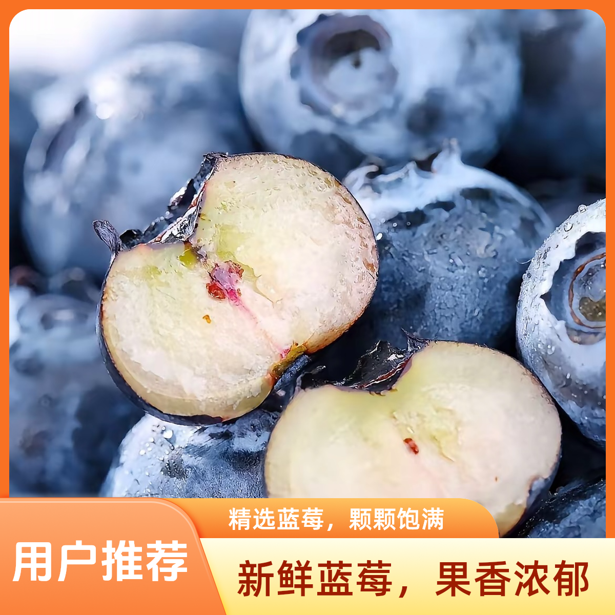 云南蓝莓L25花香蓝莓 一盒12杯 15-18mm