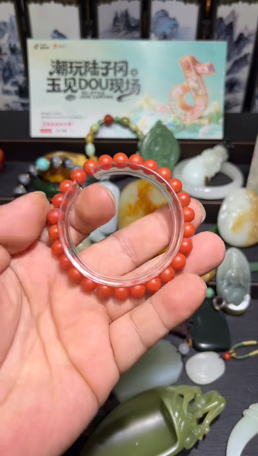 未镶嵌手串南红玛瑙保山南红柿子红手串