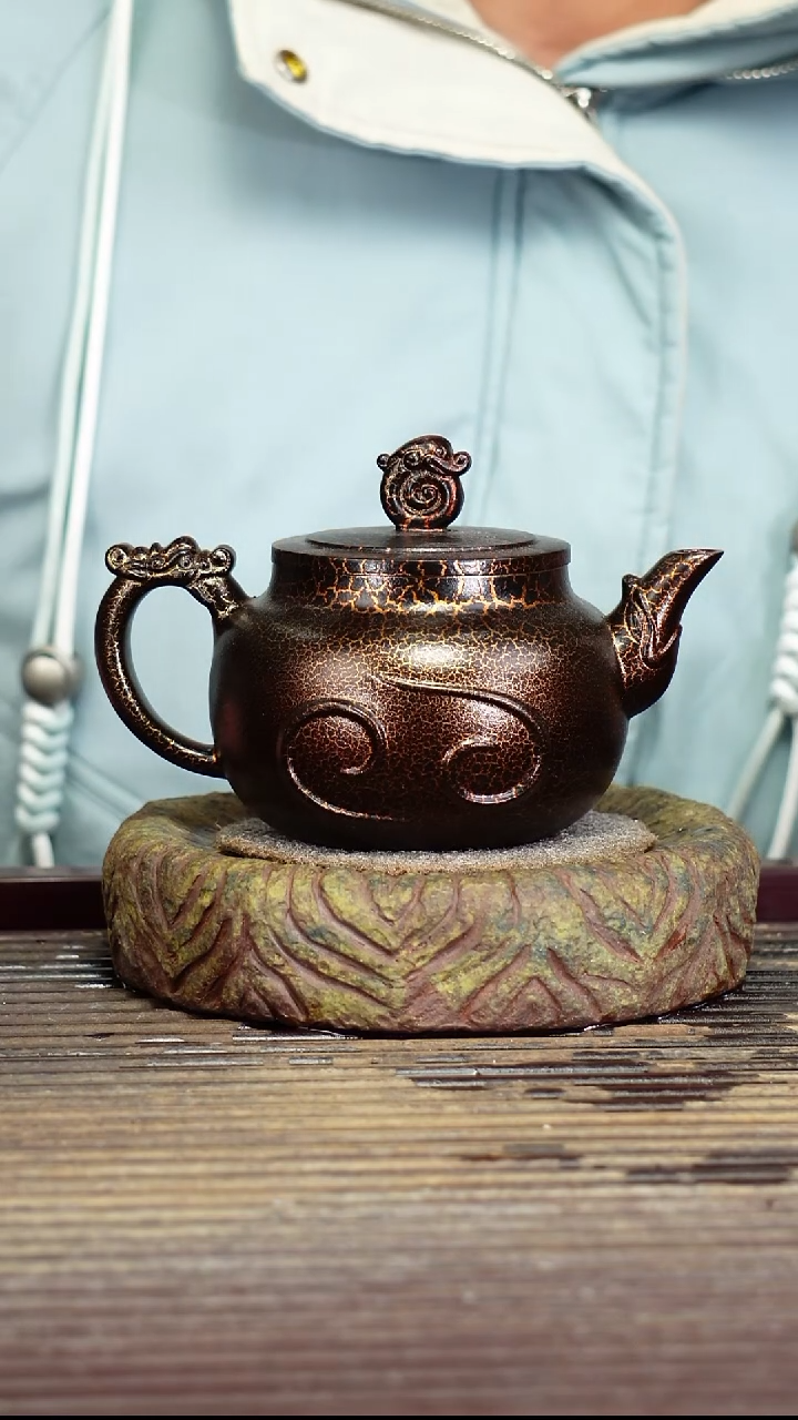 宜兴原矿紫砂壶茶壶280c