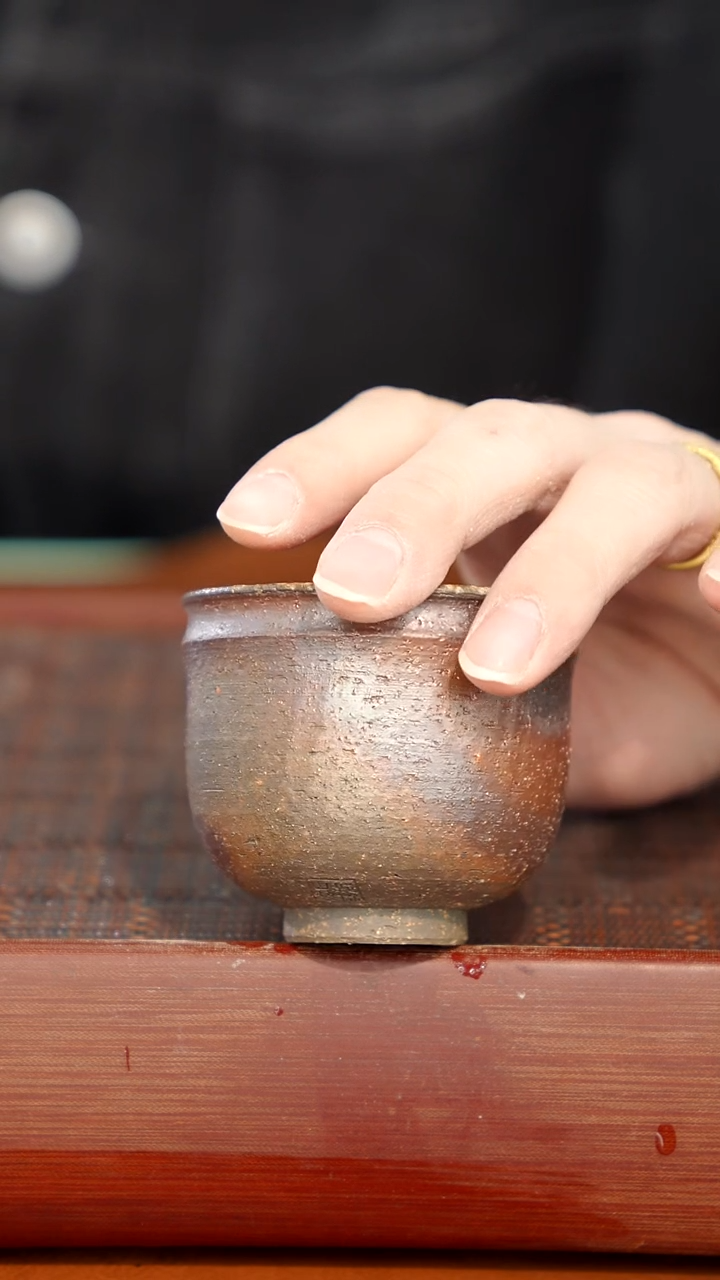 陶瓷奢瓷/瑞寅柴烧茶器（杯子）613微瑕