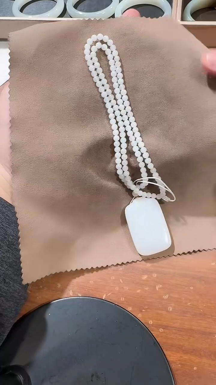 【闪购商品】和田玉吊坠未镶嵌1452平安牌