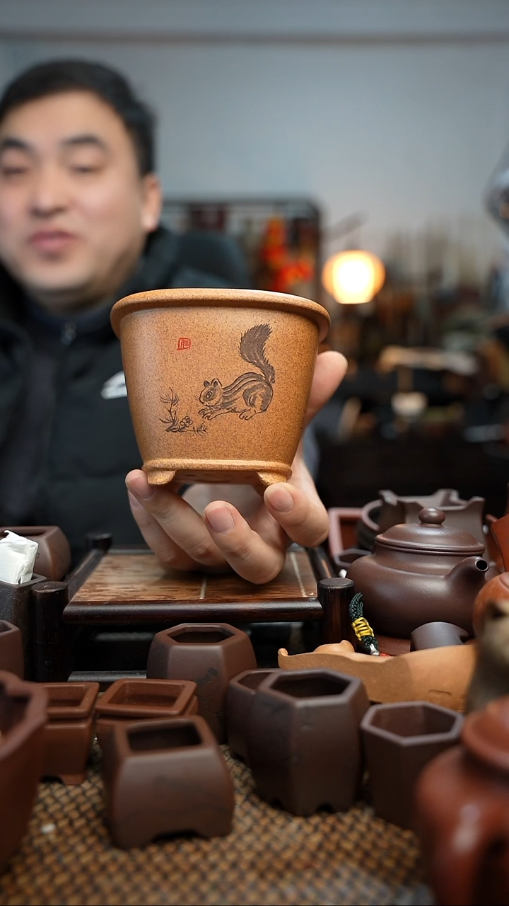 紫砂花盆用****2長木軒精品紫砂