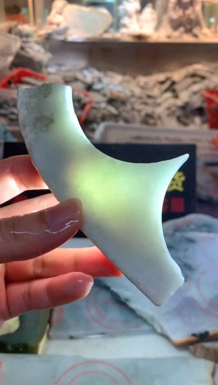 裸石翡翠0朗0翡翠珠宝995