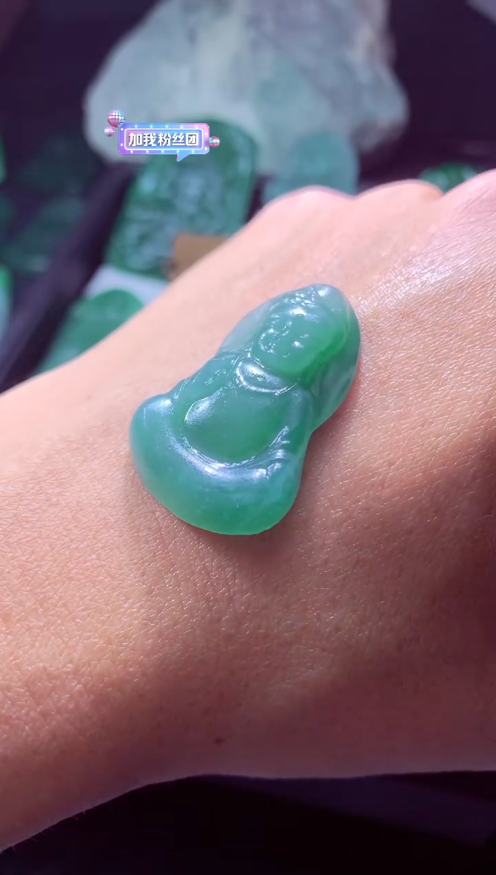 未镶嵌定制翡翠梅***院天然缅甸翡翠A货吊坠多样性发货其一