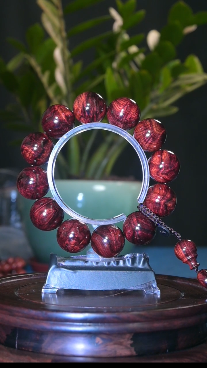 【闪购商品】黄花梨/降香黄檀手串/手链海南黄花梨老料水波20