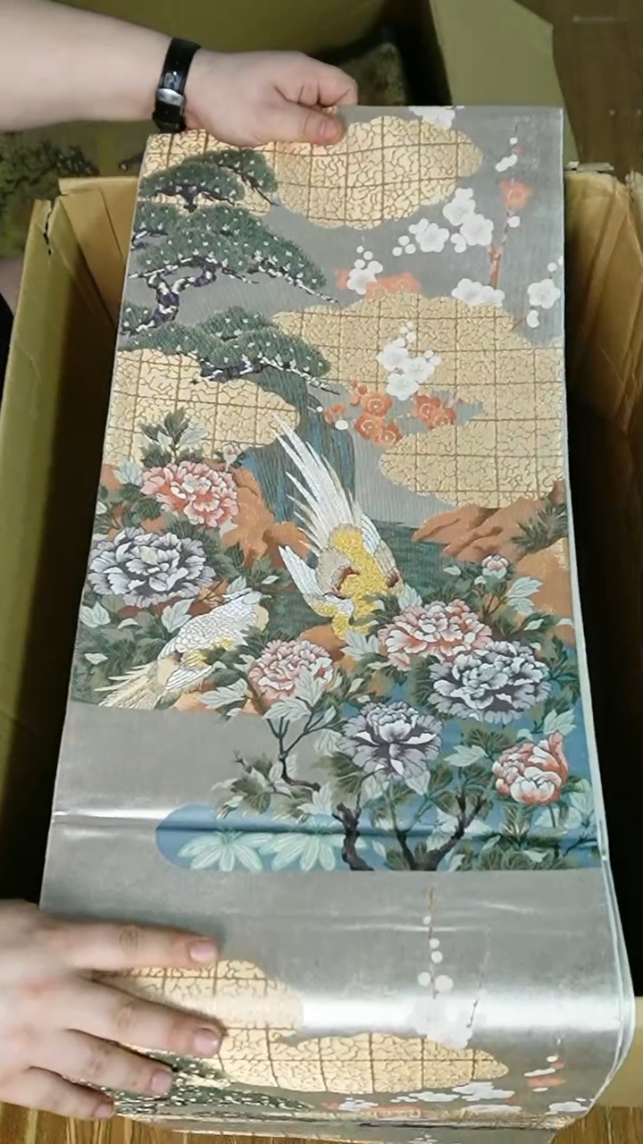 织绣织锦121六通花鸟