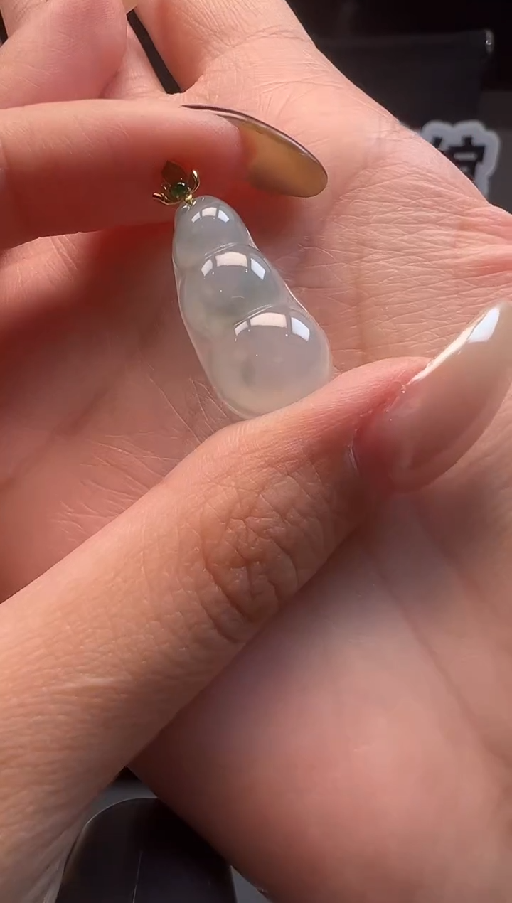 吊坠(不含链)18K金镶嵌翡翠缅甸珠宝严选