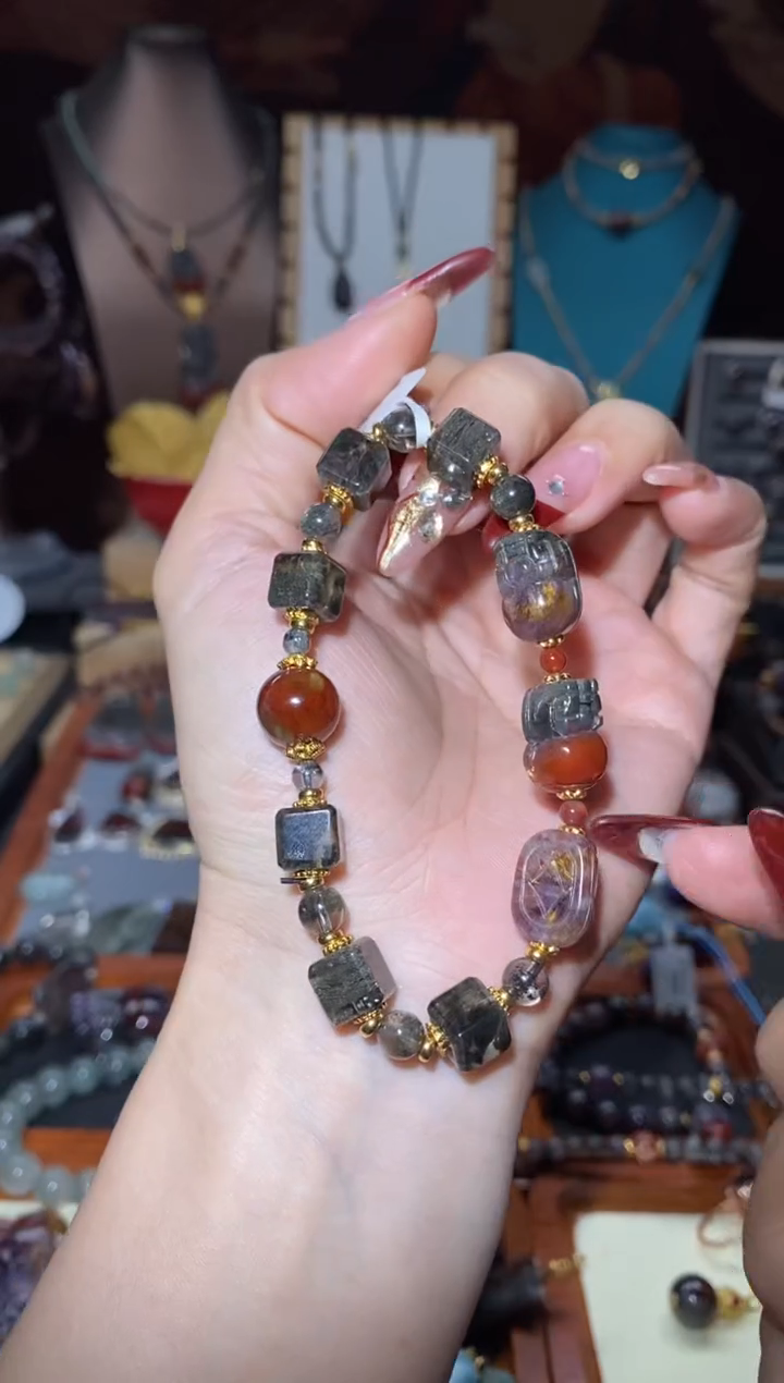 【闪购商品】水晶手串未镶嵌极光手串