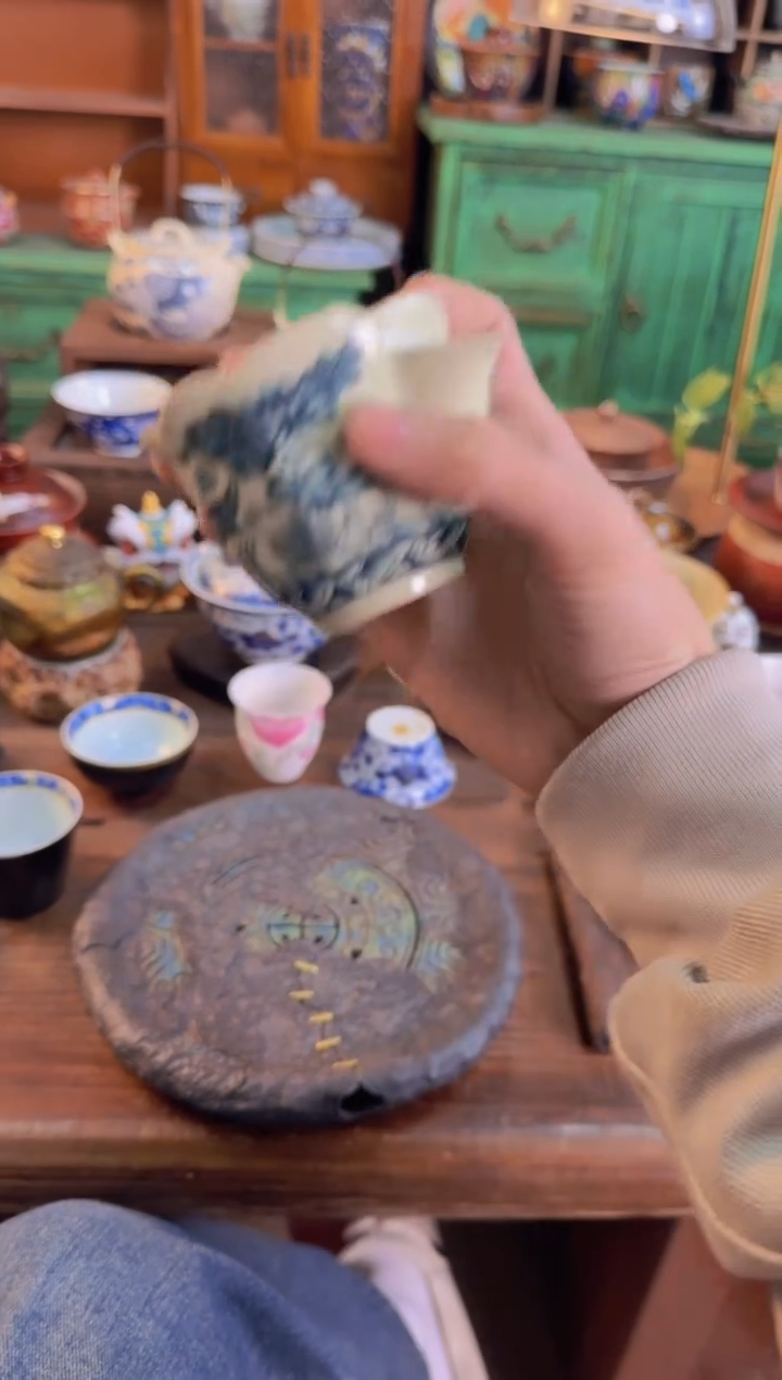 【闪购商品】其他茶器鱼澡纹花口宝瓶