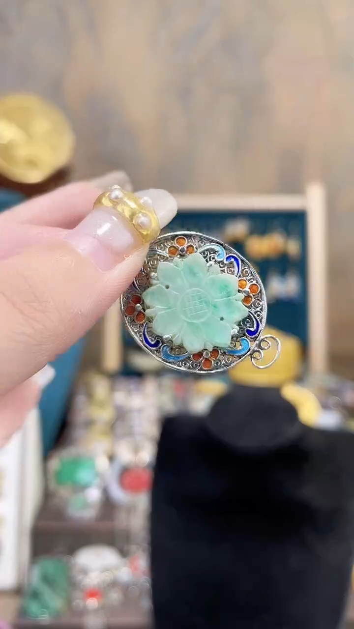 非遗手工花丝镶嵌手牌