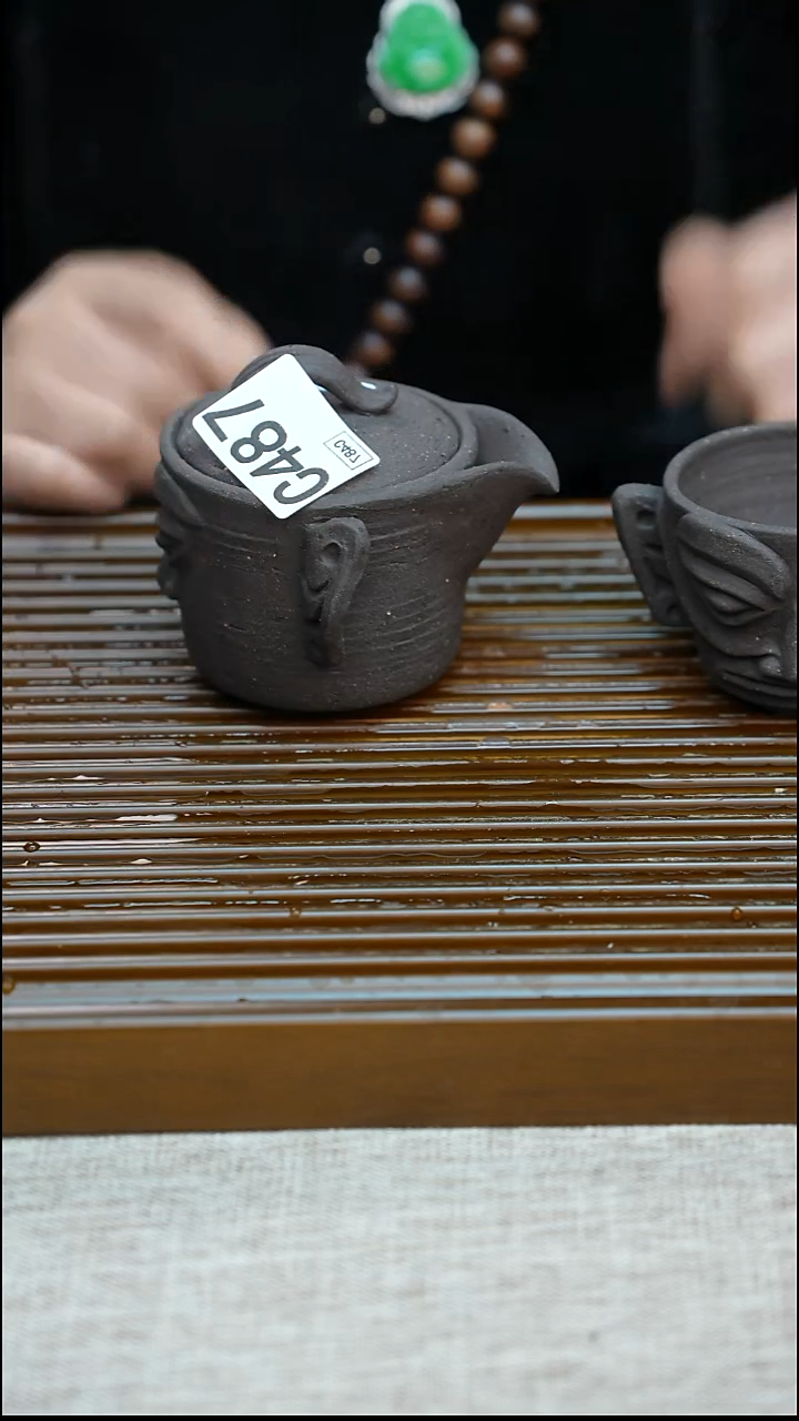 手工粗陶茶具每只不一样