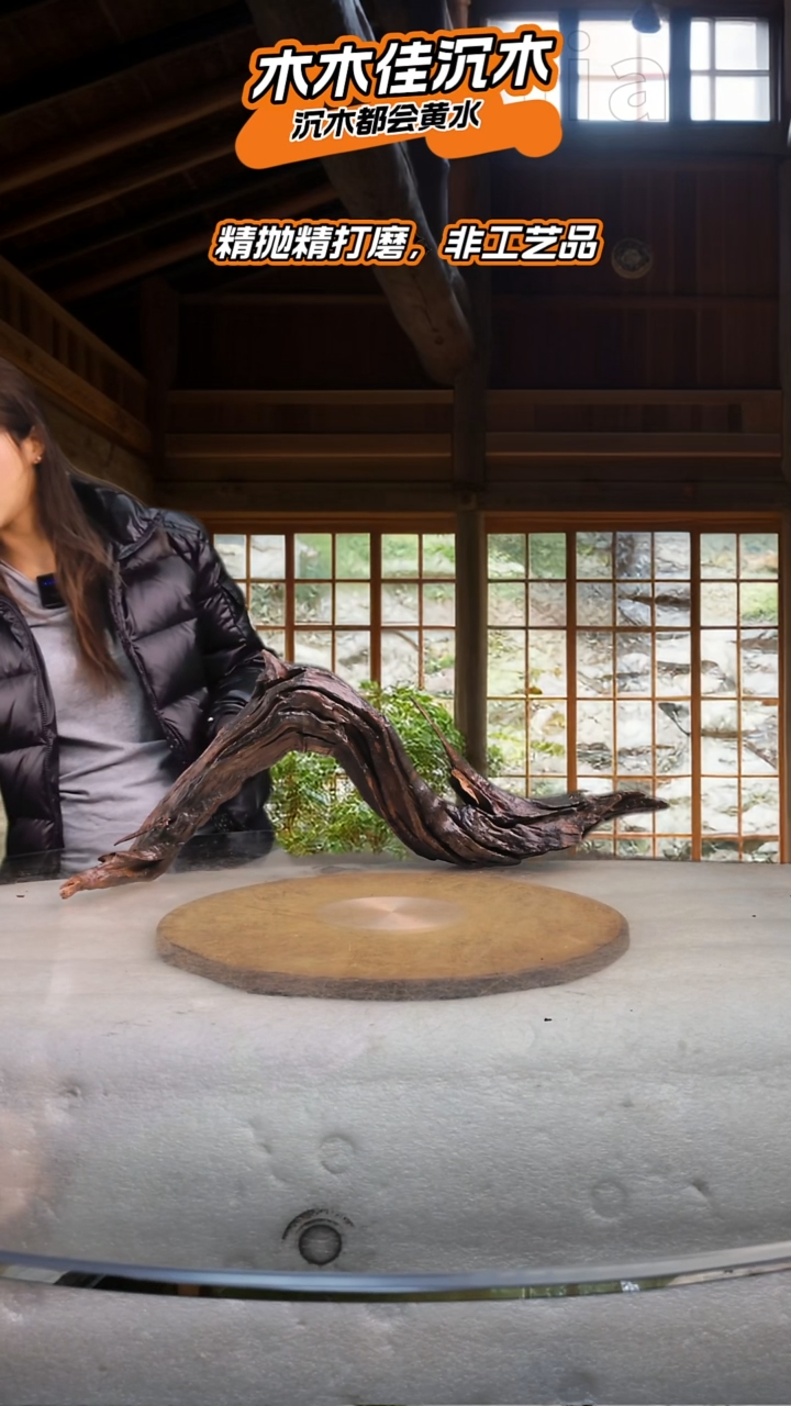 夏**利木木佳沉木鱼缸造景-961