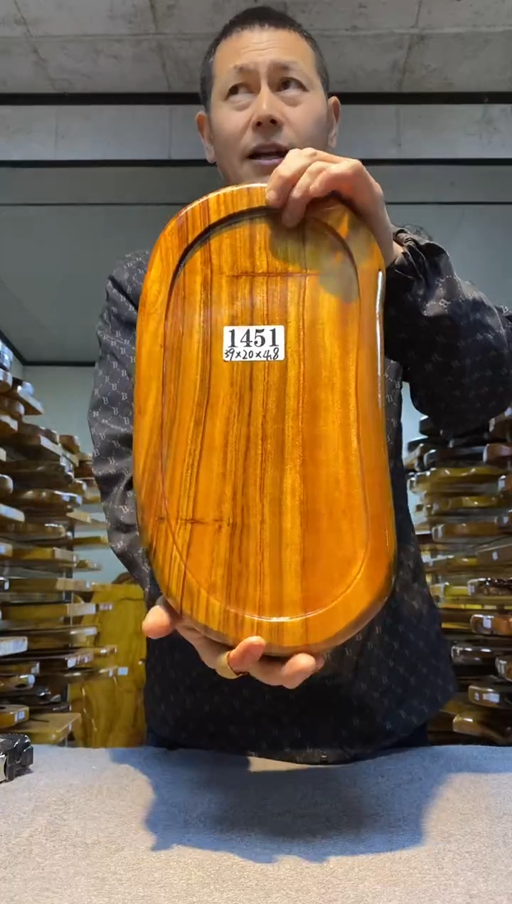 实木原木茶盘 一物一拍(不含配件）