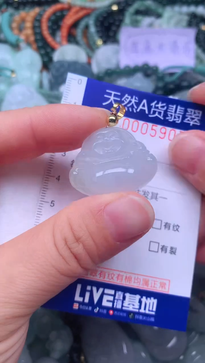 颈饰未镶嵌翡翠天然翡翠