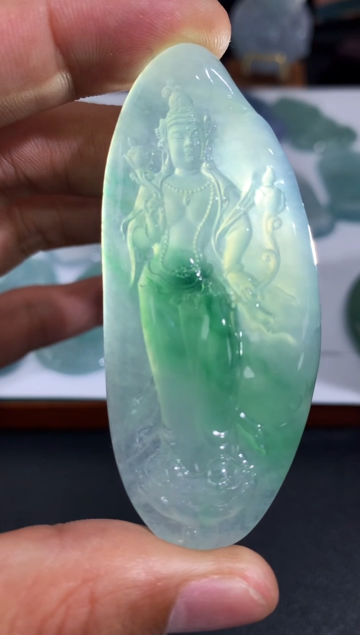 【闪购商品】翡翠颈饰未镶嵌天然A货翡翠 定制翡翠 定金