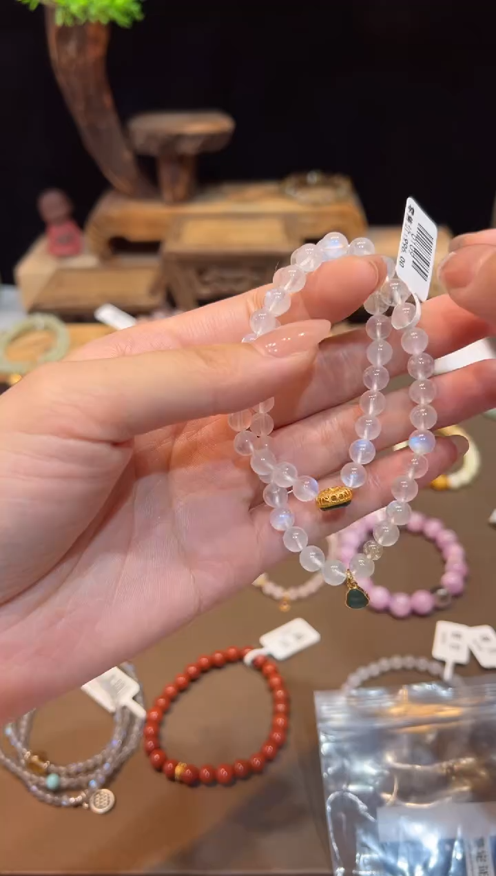 手链未镶嵌长石手饰@@