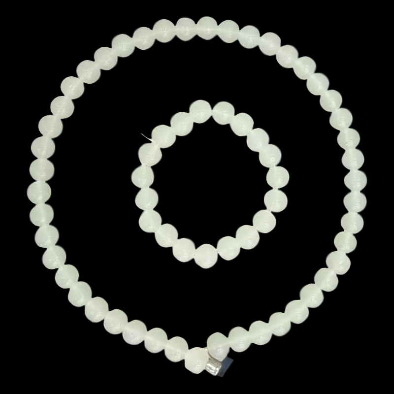 【芳芳专属】月光珠圆玉润珐琅妈妈链+手串DH6187