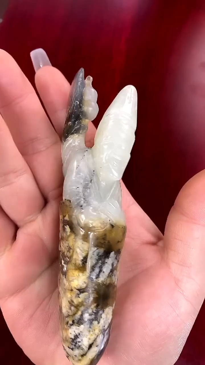 未镶嵌蛇纹石玉手把手把