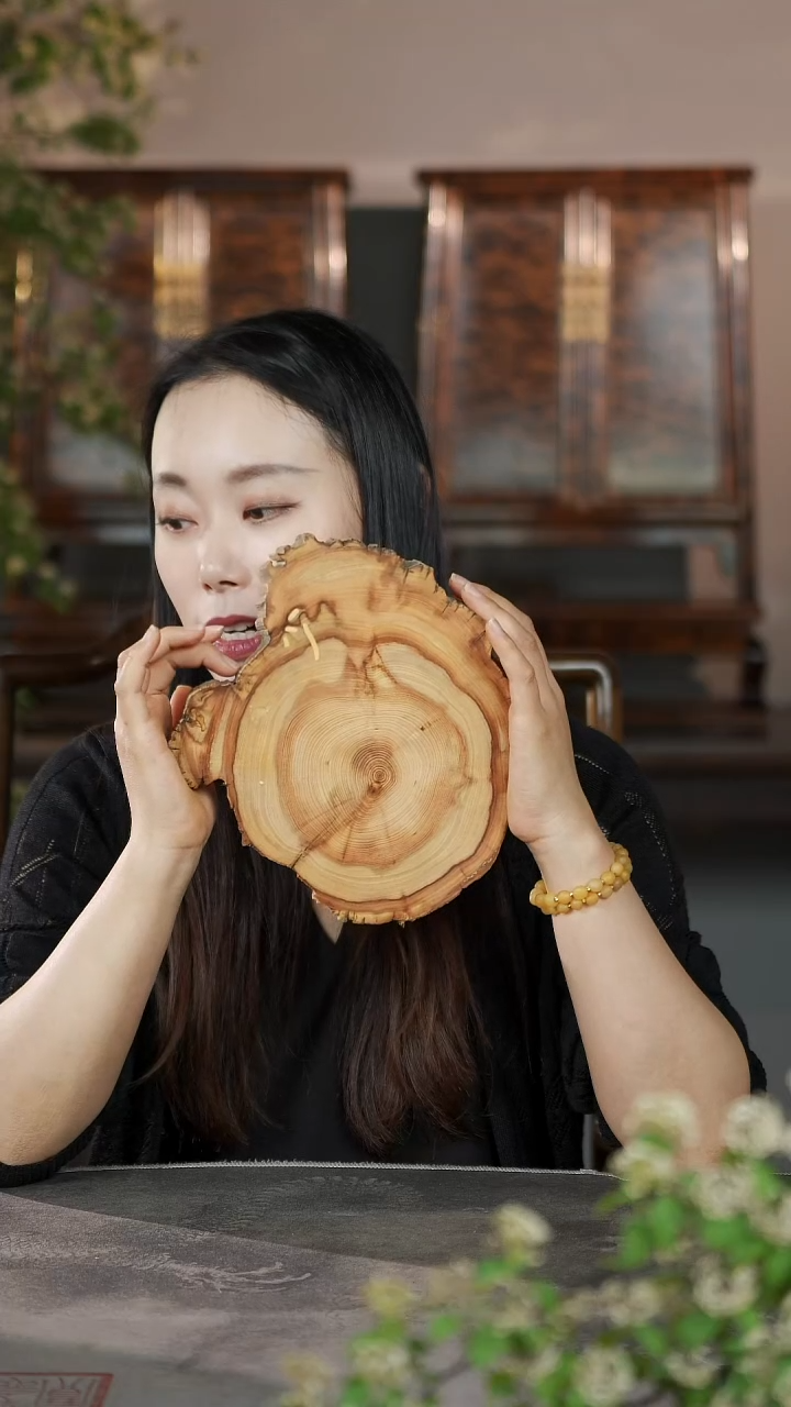 柏木（崖柏）淳化黑油闻香吊坠656