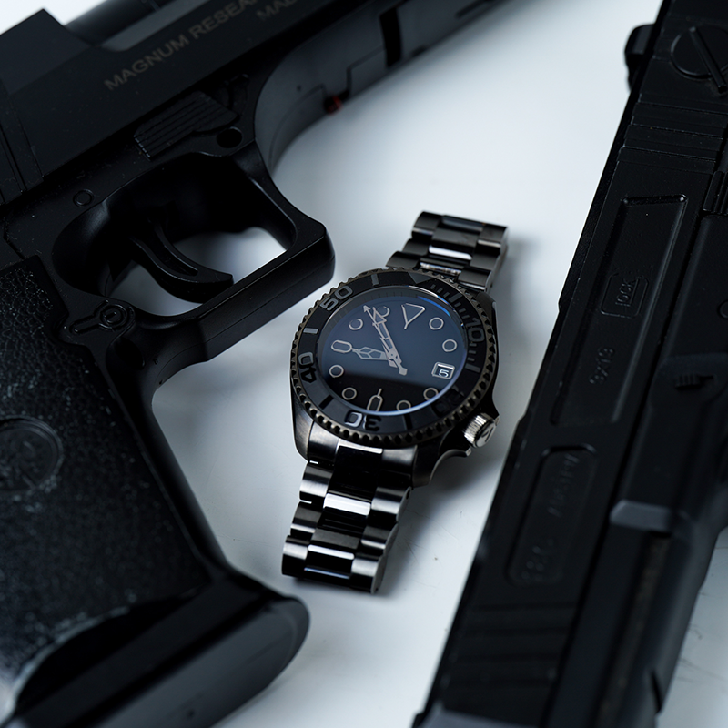 VENCREW韦恩船员【24K Battle系列】自动机械表男款夜光300米防水表