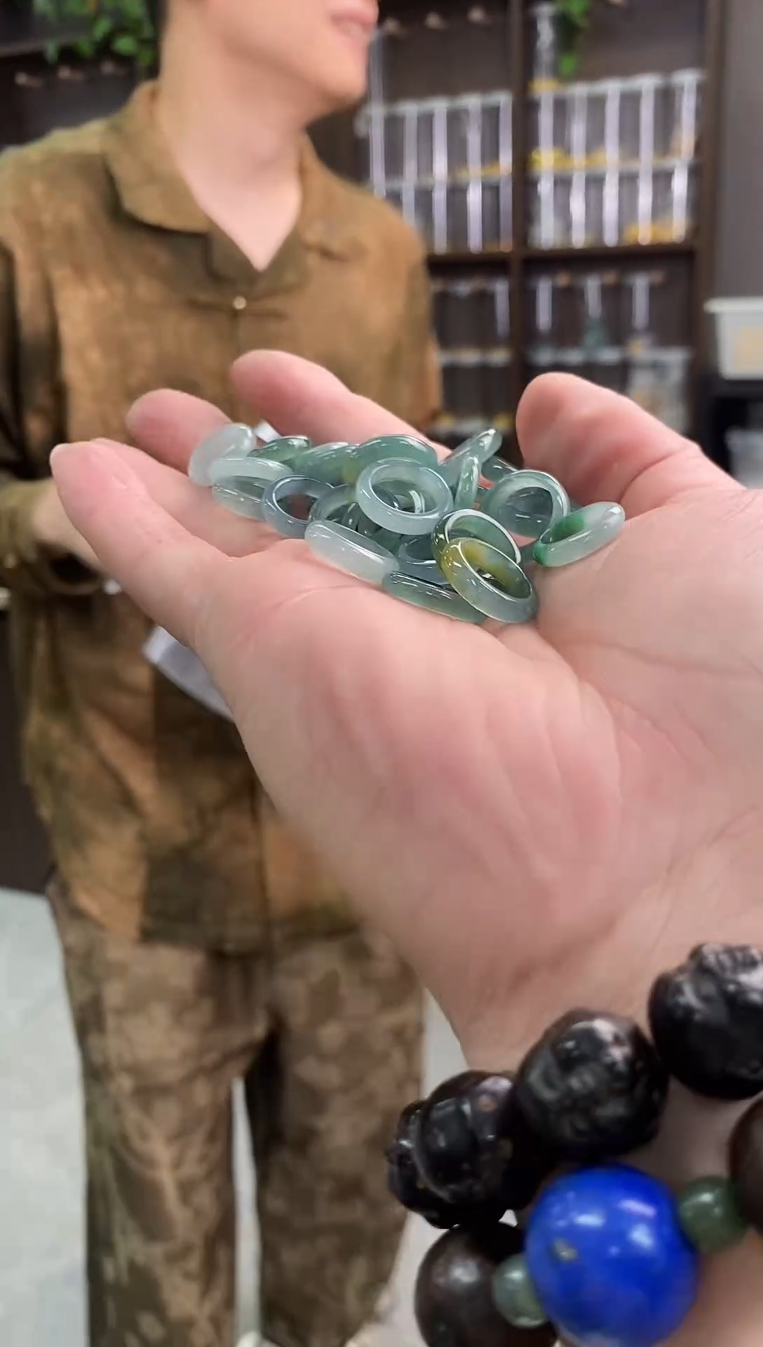 散珠翡翠012翡翠跑环
