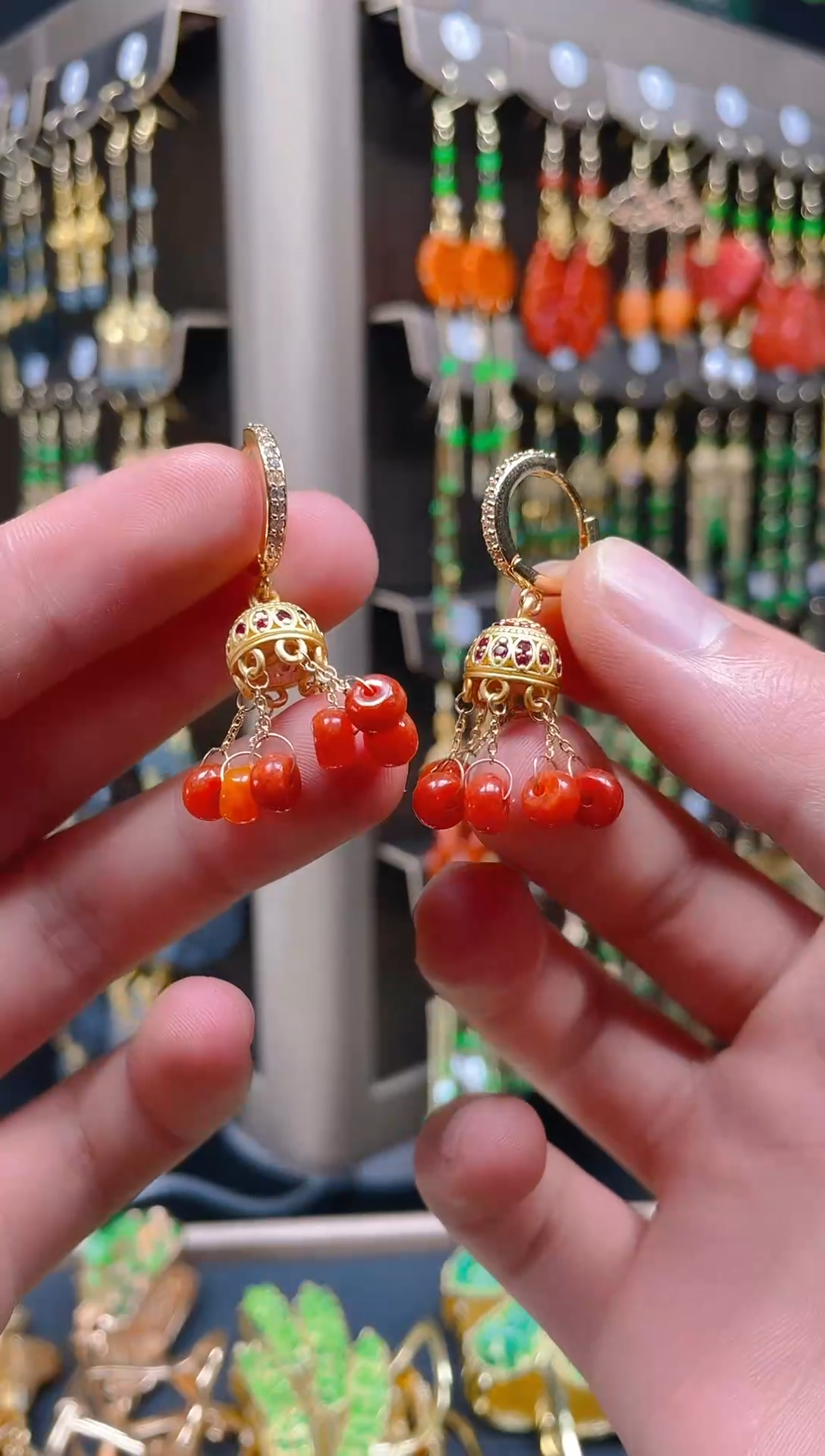 【闪购商品】翡翠耳饰合金0102翡翠饰品