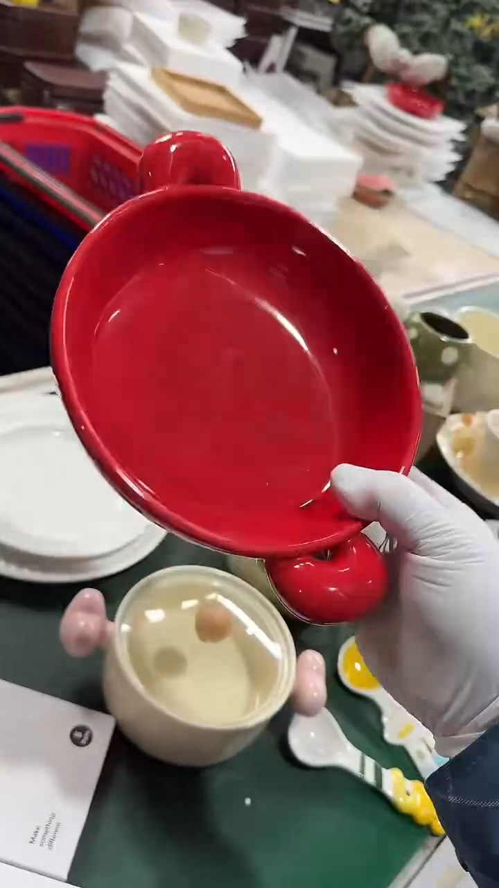 陶瓷胖胖双耳 微瑕凑满20元包邮