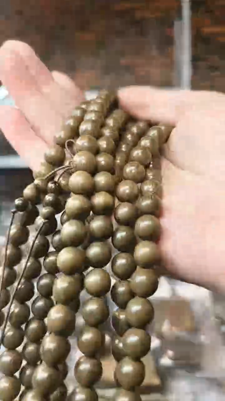 【闪购商品】楠木（金丝楠）把件1.0阴沉绿108