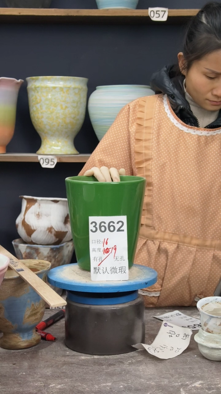 景德镇陶园花盆3662