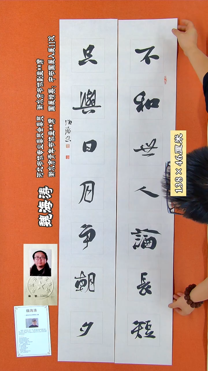 书法132R魏海涛书法作品