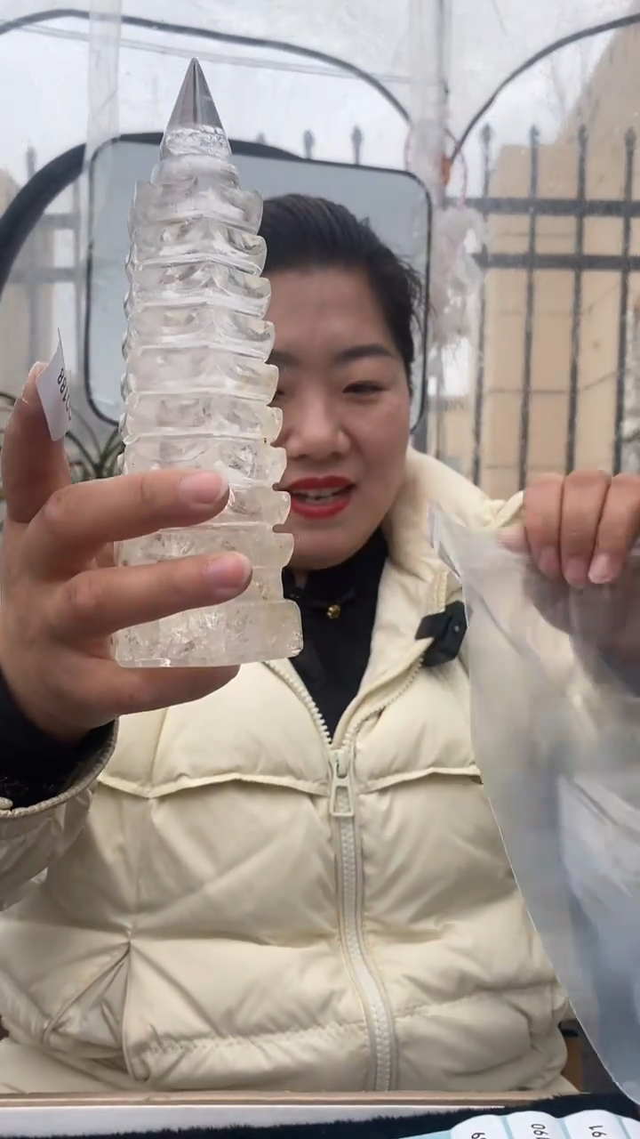 【闪购商品】水晶文昌塔未镶嵌白水晶文昌塔D188