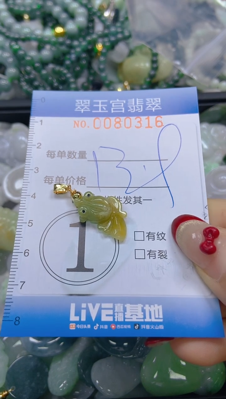 【闪购商品】翡翠颈饰未镶嵌闪购0080316