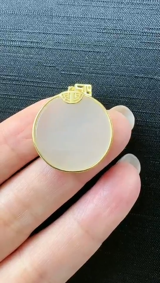 【闪购商品】和田玉颈饰银S925镶嵌和田玉