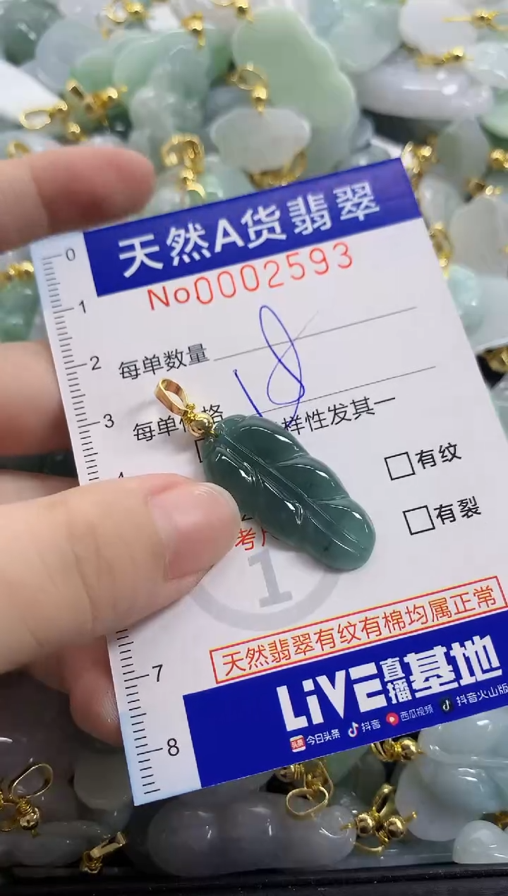 颈饰未镶嵌翡翠天然A货翡翠