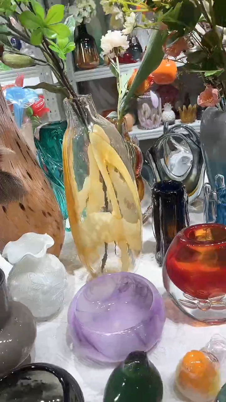 【闪购商品】琉璃高42细口琉璃花瓶