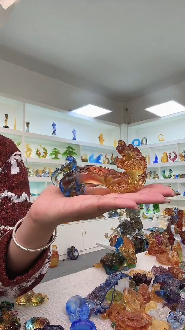 手工艺品琉璃如意