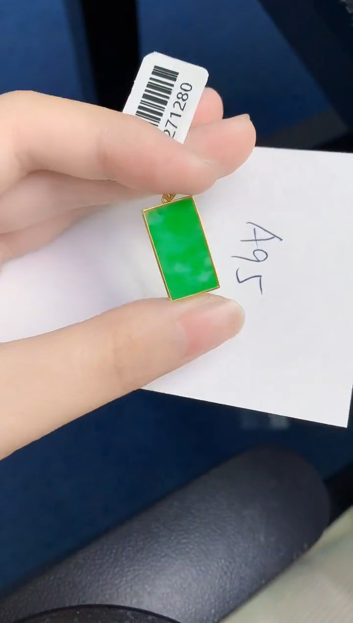 【闪购商品】翡翠颈饰18K金镶嵌000000000