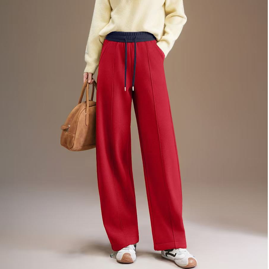 2578加长加绒气球弯刀休闲裤