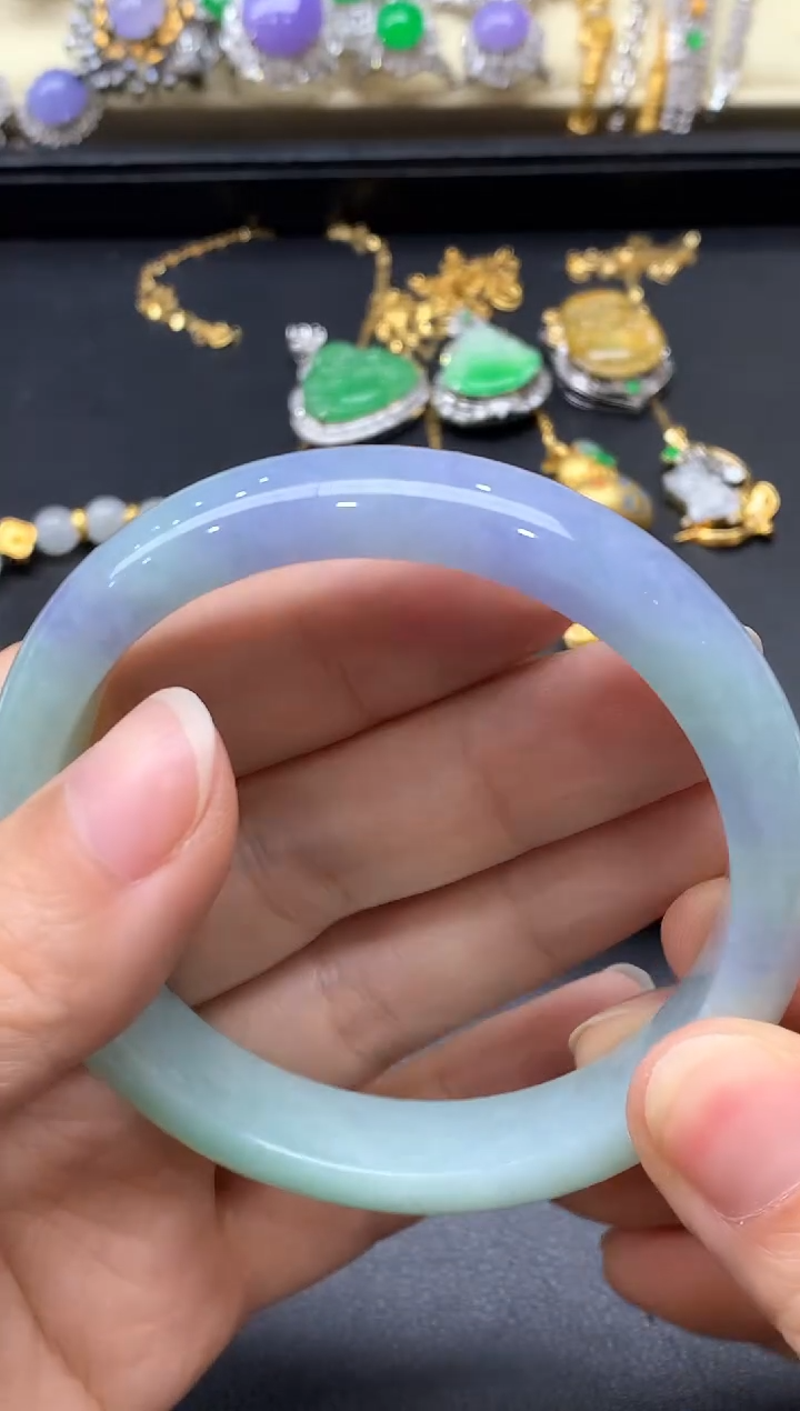 未镶嵌手镯翡翠648-中国好珍宝