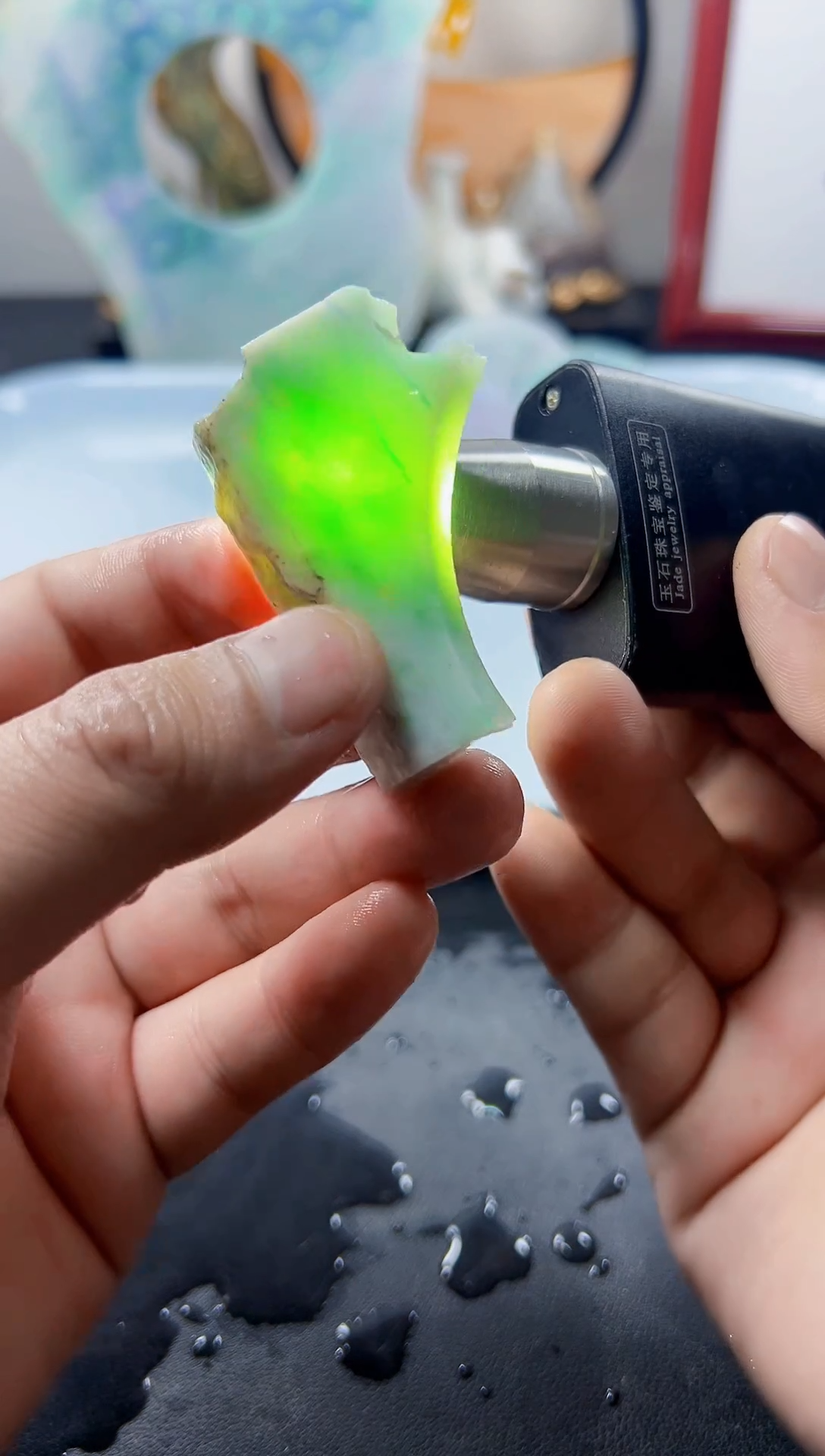 颈饰未镶嵌翡翠天然缅甸A货翡翠