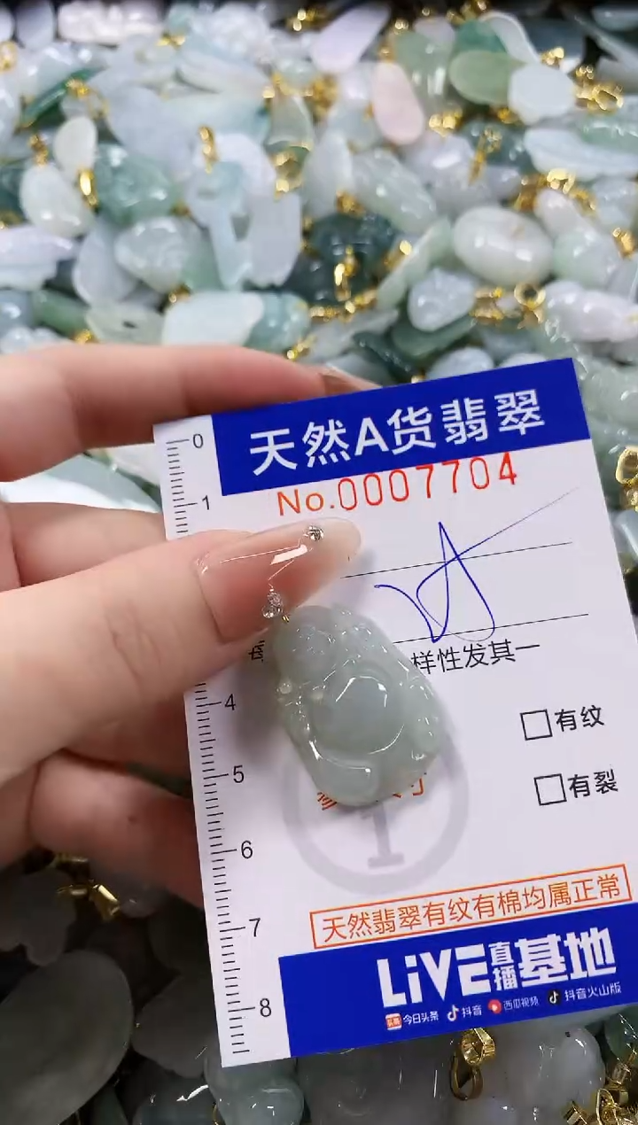 颈饰未镶嵌翡翠天然A货翡翠