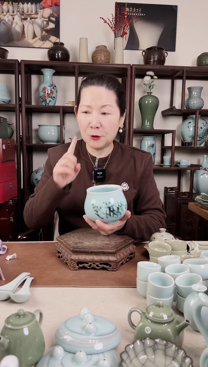 【闪购商品】杯釉中彩 小钵B（花）