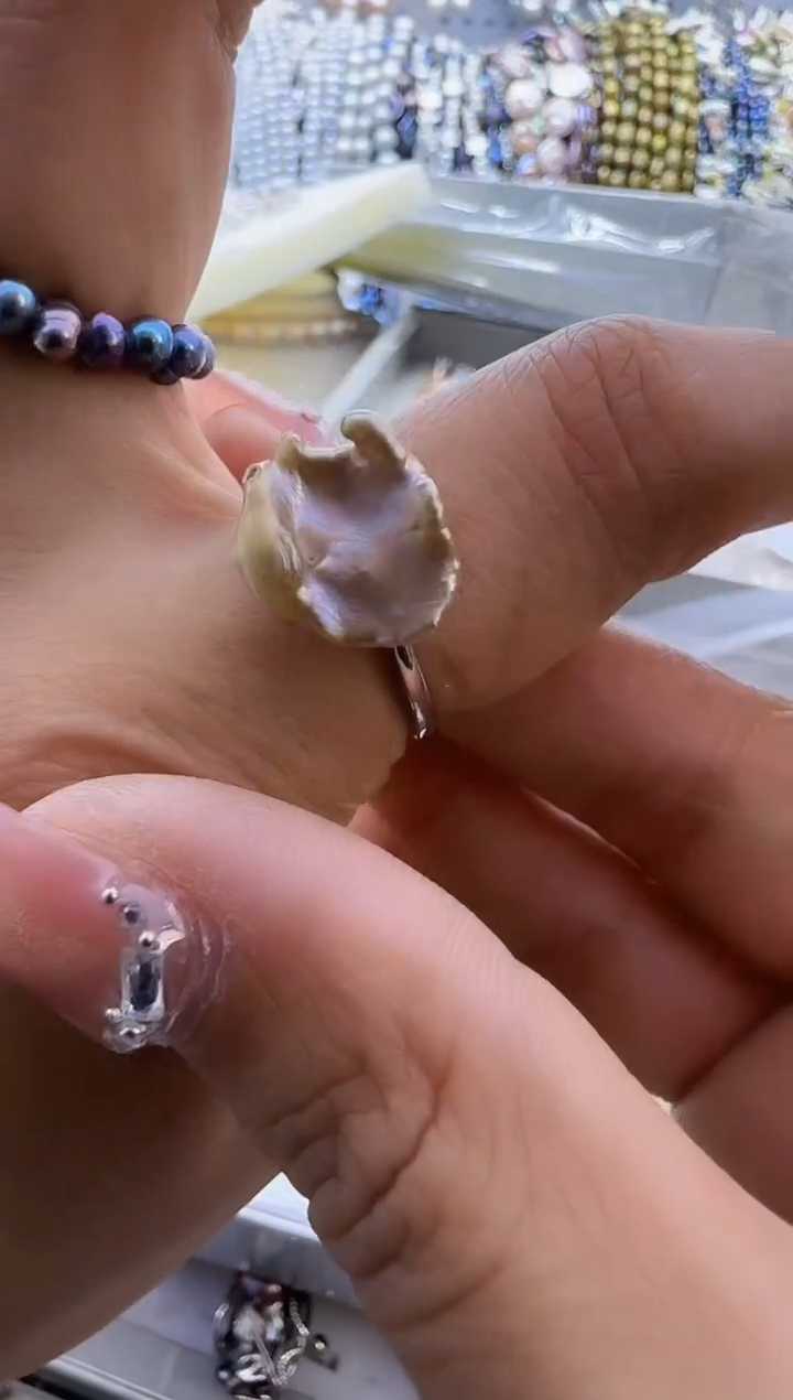 【闪购商品】淡水珍珠戒指未镶嵌590