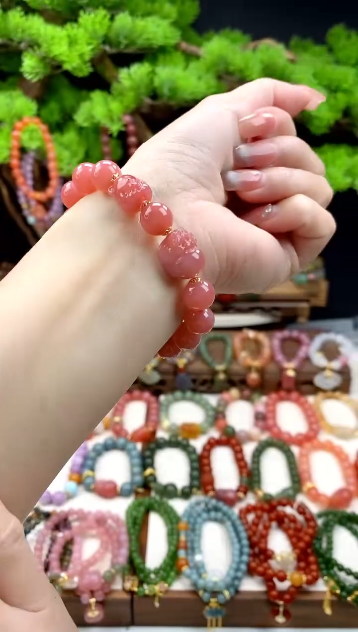 【闪购商品】玛瑙手饰未镶嵌凤九