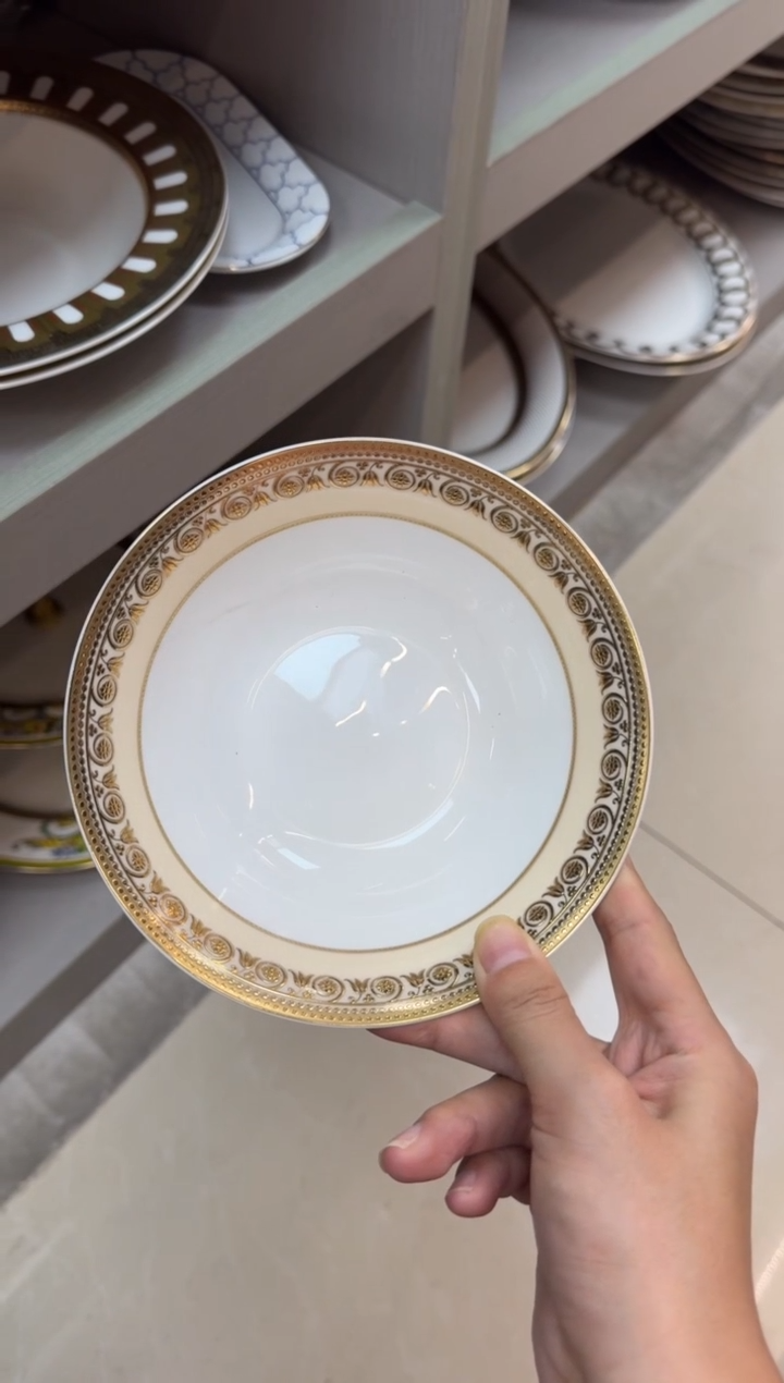 【闪购商品】瓷片6英寸水果碗两个  福利微瑕