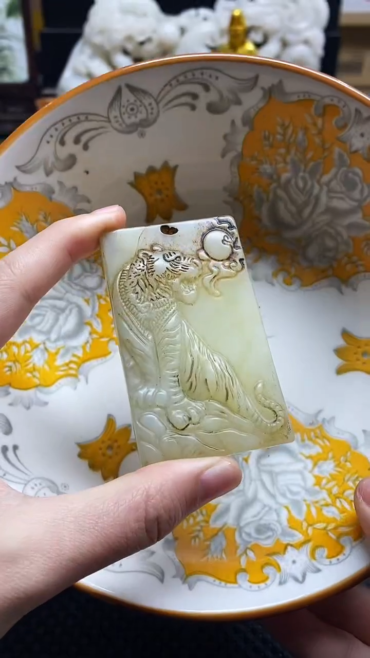 【闪购商品】瓷片瓷片 瓷器 摆件1个