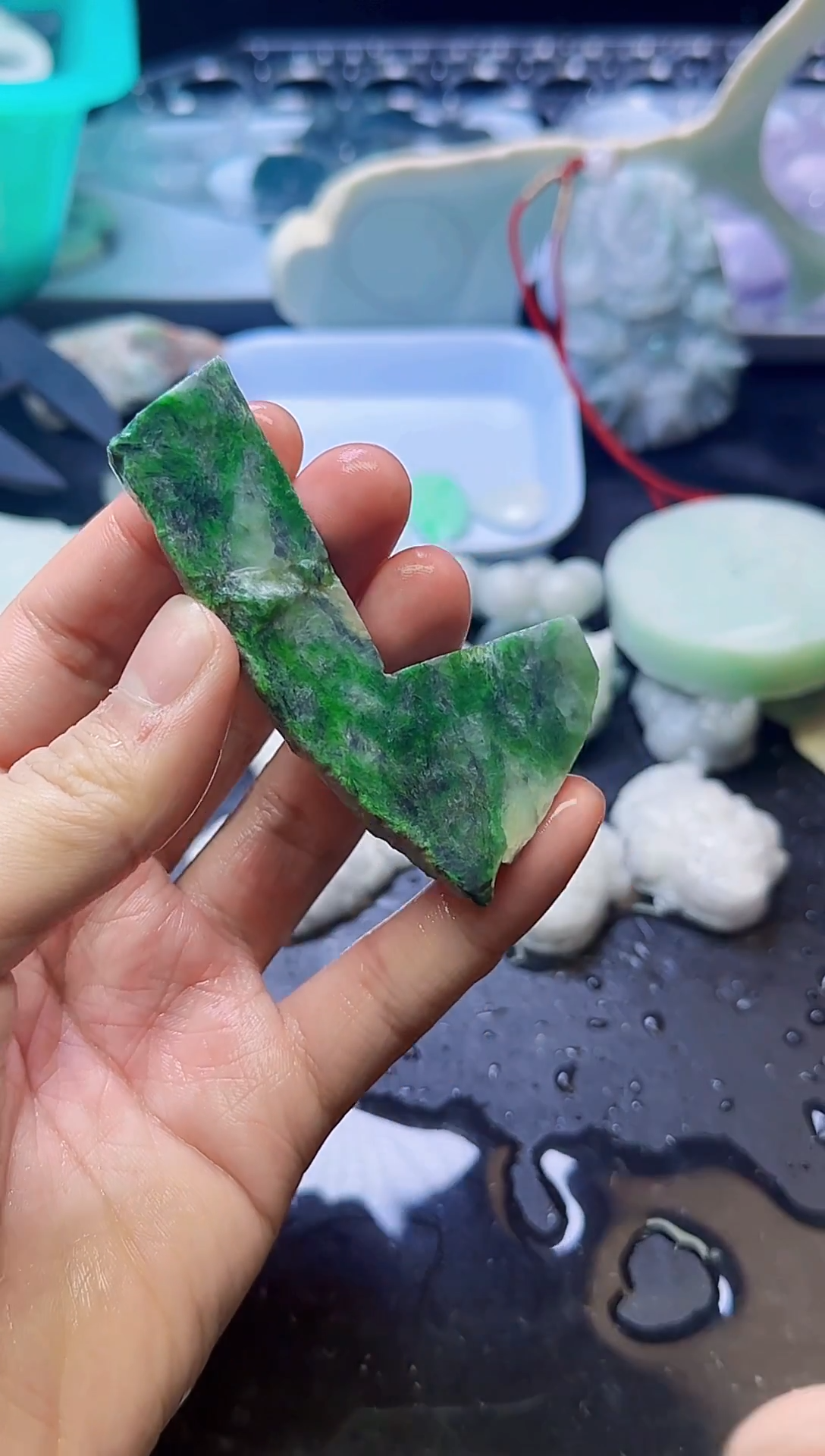 颈饰未镶嵌翡翠115天然A货翡翠