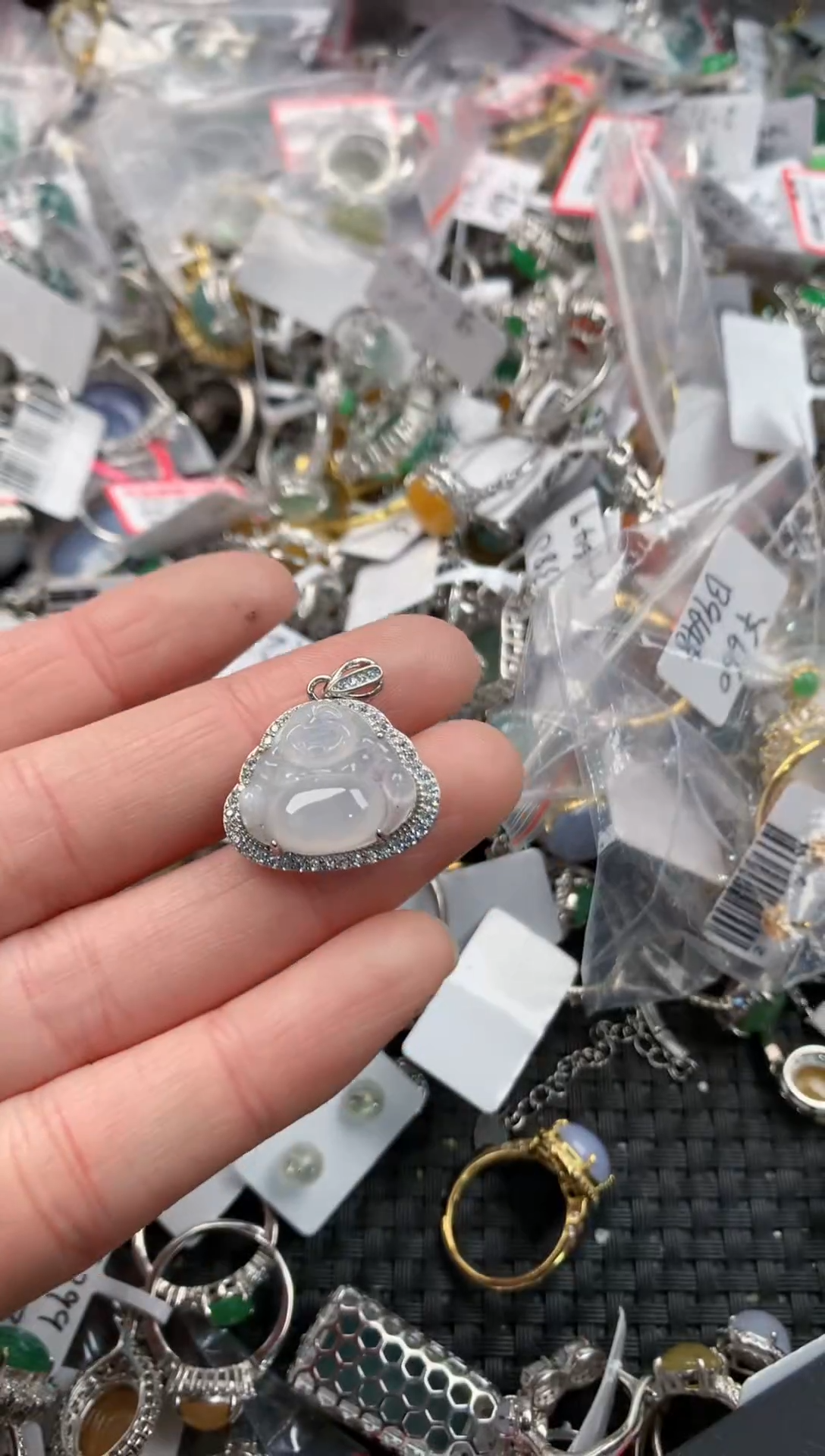 银S925镶嵌戒指翡翠4444   9