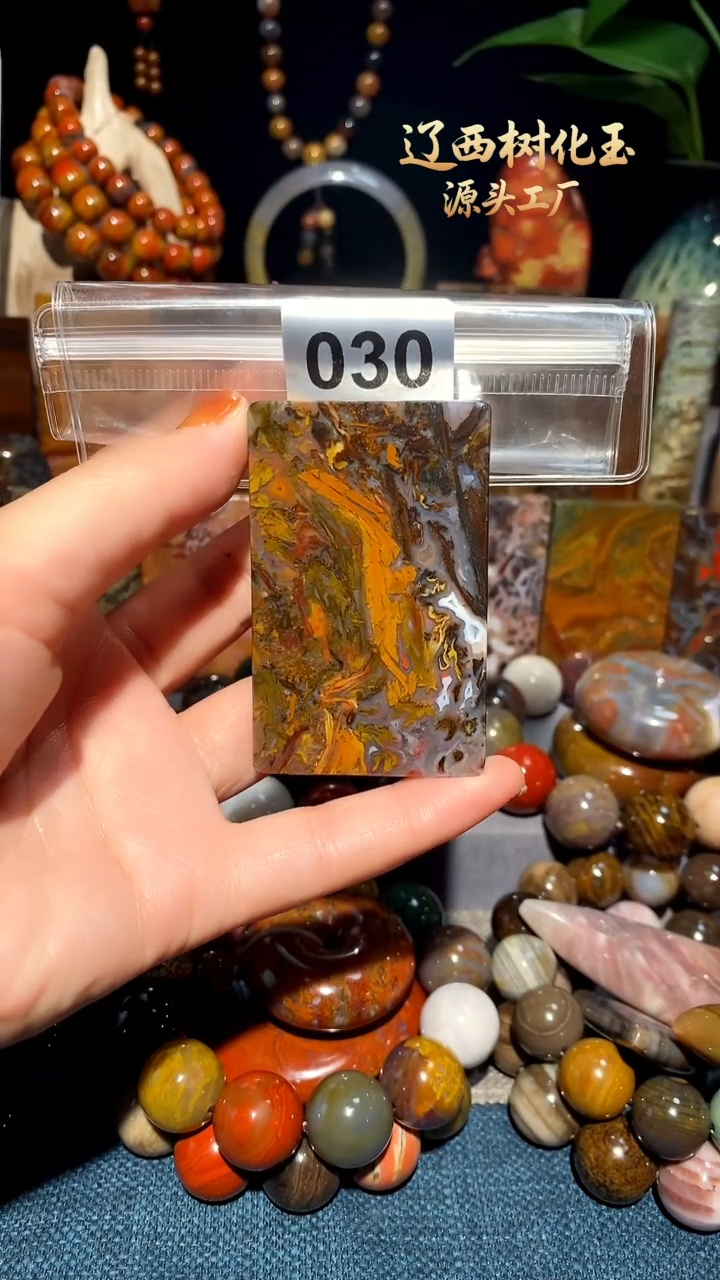 未镶嵌-硅化玉天然北票硅化玉吊坠