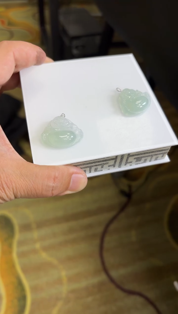 【闪购商品】翡翠挂件18K金镶嵌多样性发一件CH13